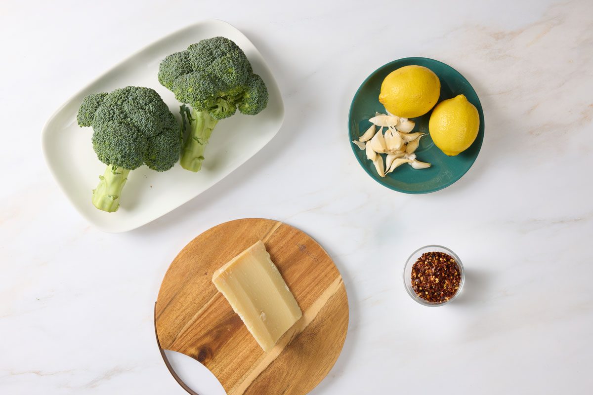 Parmesan Roasted Broccoli ingredients
