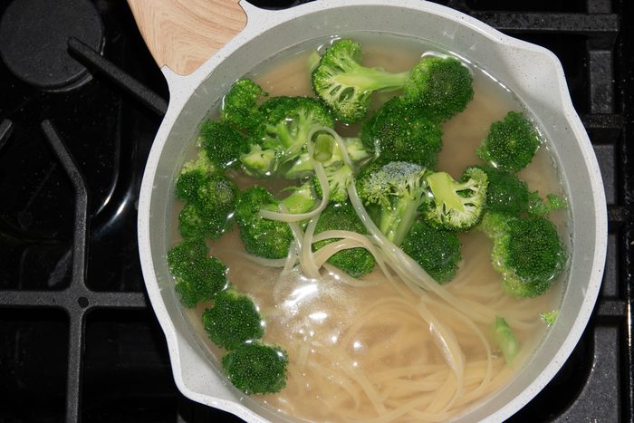 Peanut Butter Noodles prep