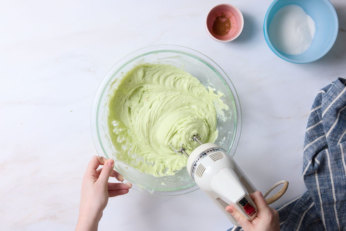 add the wet ingredients