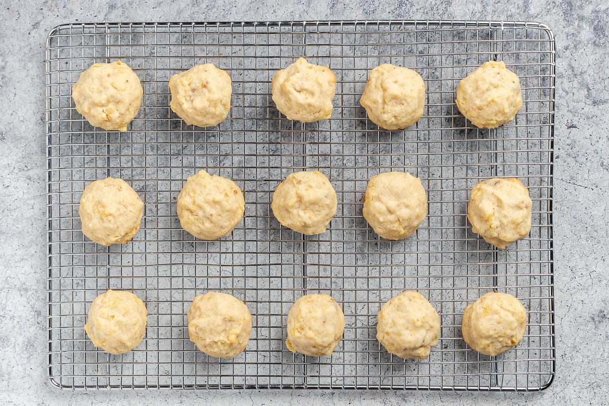 Potato Chip Cookies on a cooling rack
