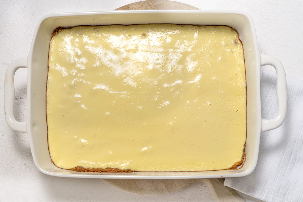 Pumpkin Torte _ Baking the cheese