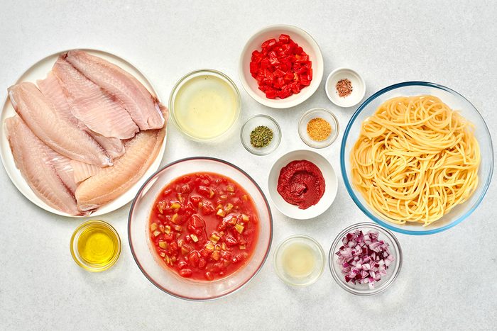 Ingredients for Tilapia Pasta