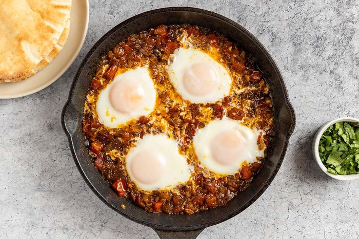 Shakshuka in a skillet