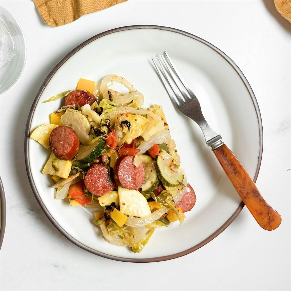 Sheet-Pan Sausage and Veggies