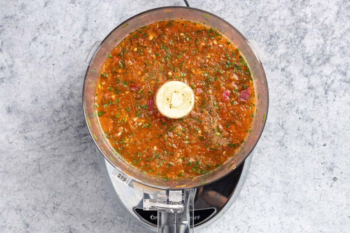 Taste of Home Smoked Salsa Recipe photo of the blended salsa.