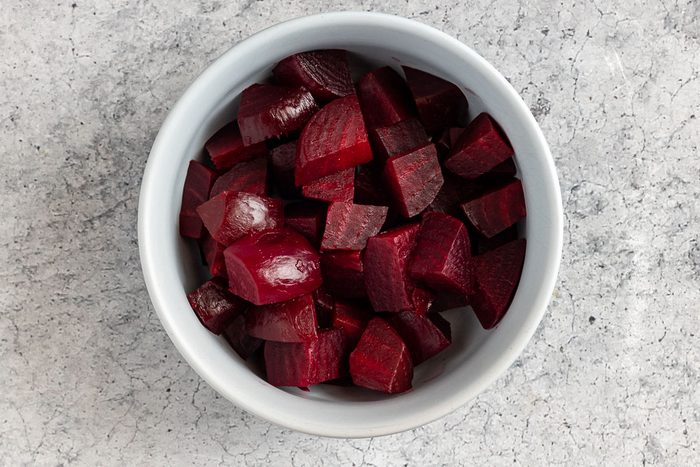 prepared beets in a bowl