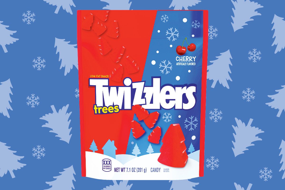 Twizzlers unveiled a new holiday shape.