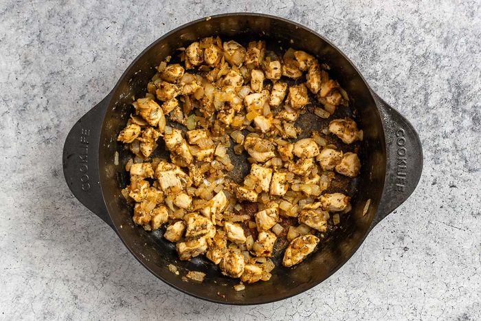 Taste of Home White Lasagna Soup photo of creating the roux.