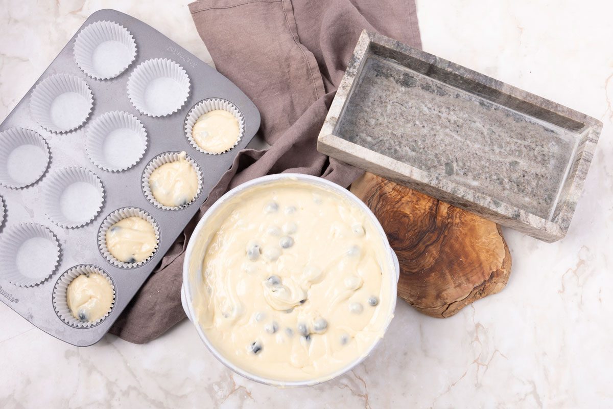 Step 4 of Taste of Home Blueberry Muffins with Sour Cream