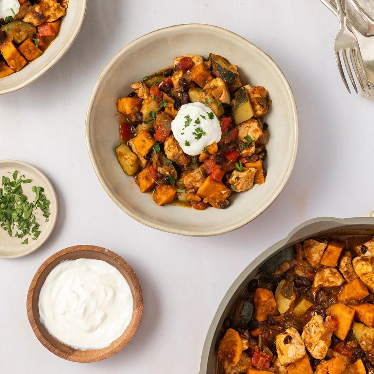 Chicken Sweet Potato Skillet