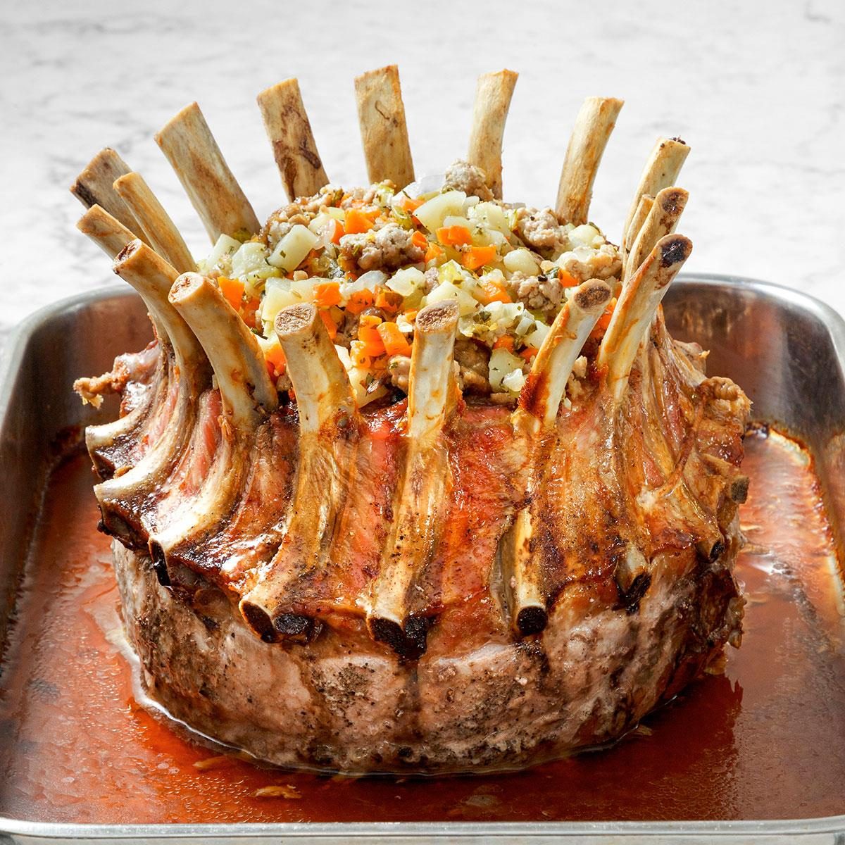 Stuffed Crown Roast of Pork