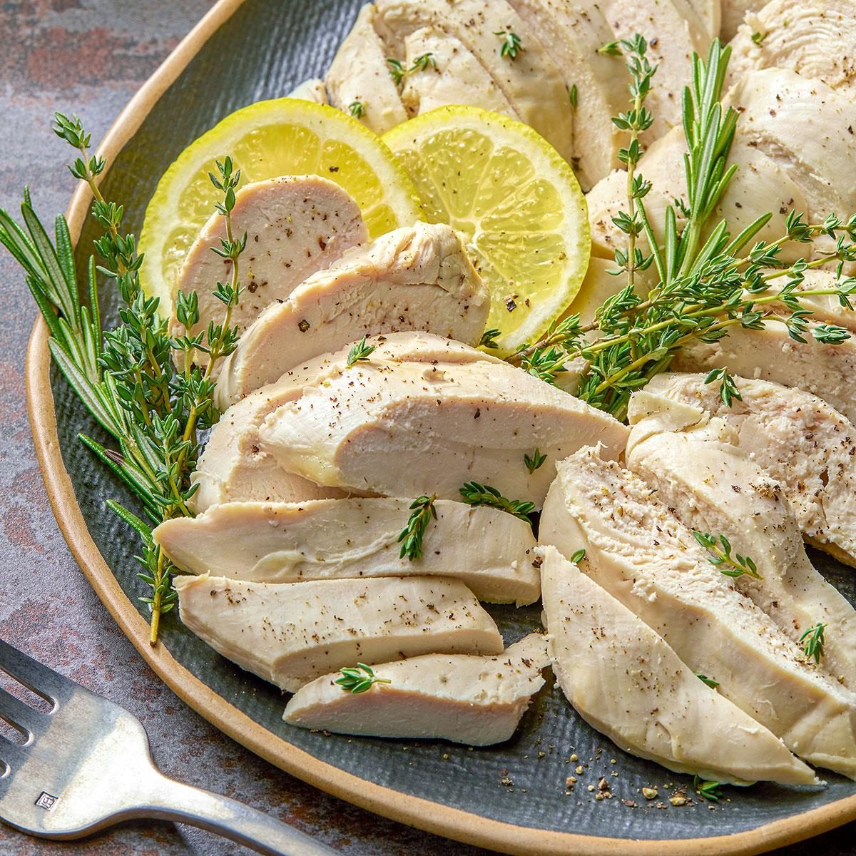 Poached Chicken Breast