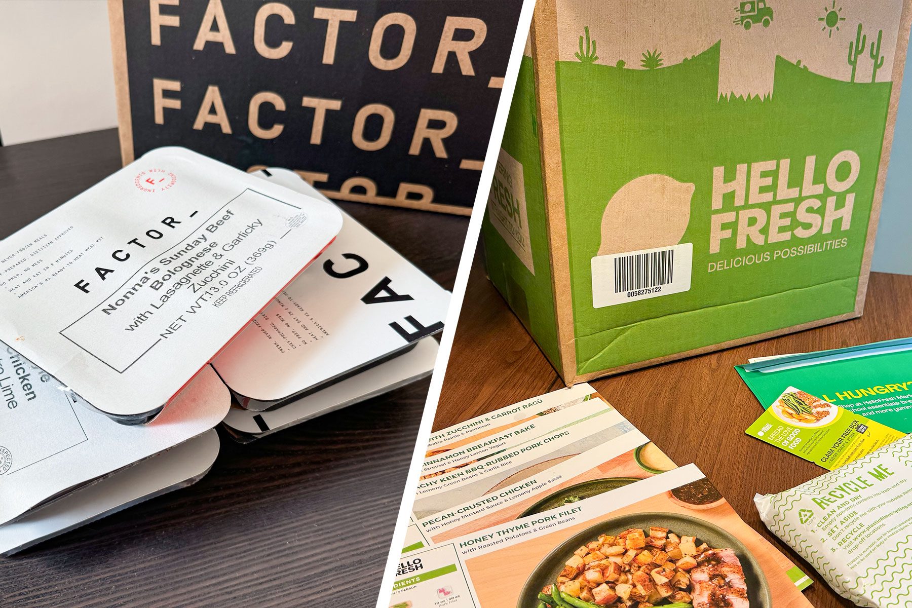 Factor vs. HelloFresh: How Do the Heat-and-Eat Meals Compare to Meal Kits?