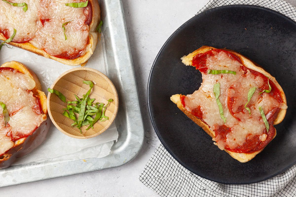Taste of Home Garlic Bread Pizza