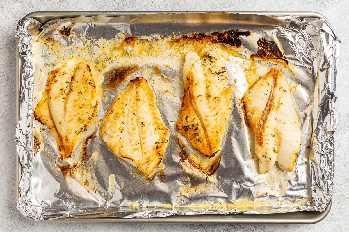 Taste of Home Grilled Orange Roughy photo of the cooked fish.