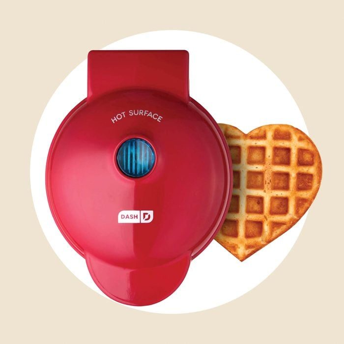 Heart Shaped Mini Waffle Maker Ecomm Via Amazon.com 