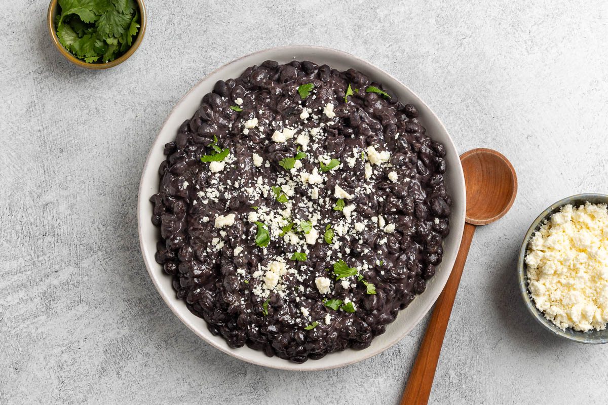 Taste of Home Instant Pot Black Beans recipe photo of the finished recipe.