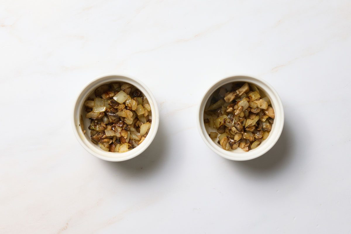 cook mushrooms and onions