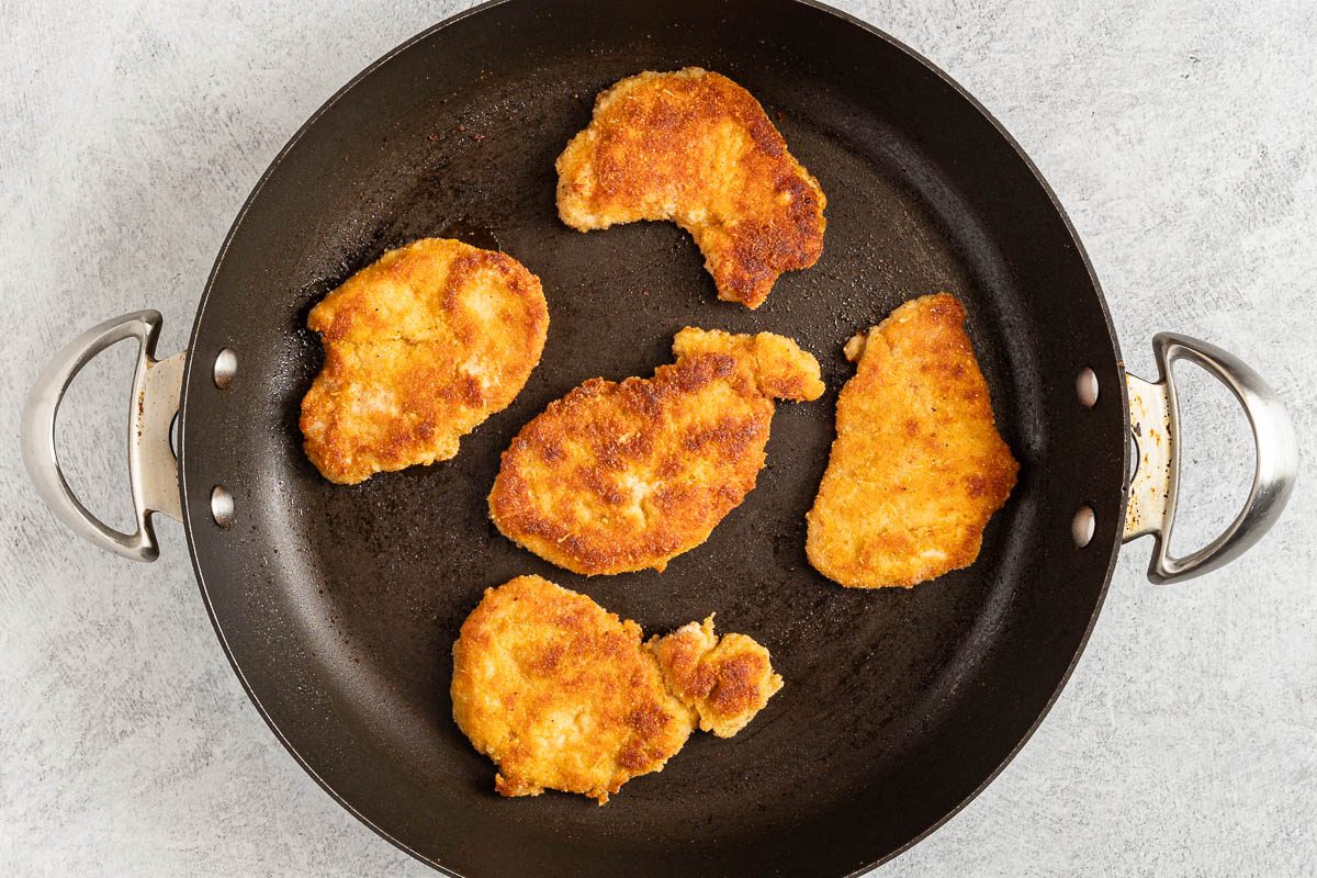 Taste of Home Parmesan Crusted Pork Chops recipe photo of the cooked pork.