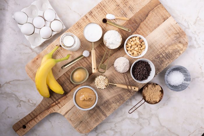 Ingredient shot of Taste of Home Peanut Butter Banana Muffins