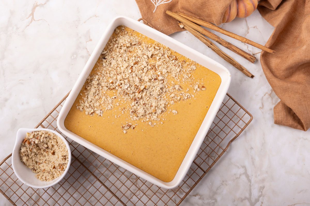 Step 3 of Taste of Home Pumpkin Cheesecake Bars