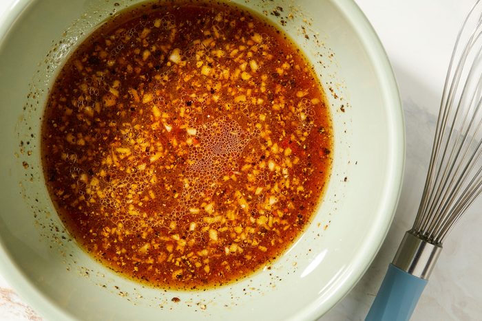 In a small bowl whisk all sauce ingredients