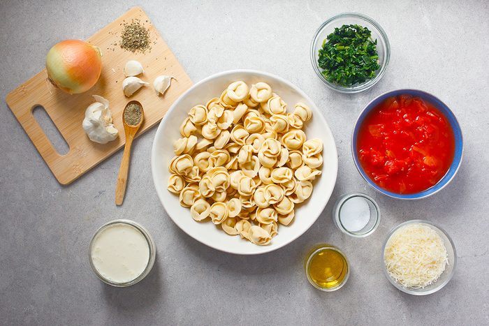 Ingredients for Spinach Tortellini