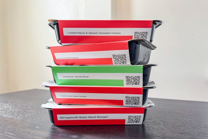 Factor 75 stack of meals