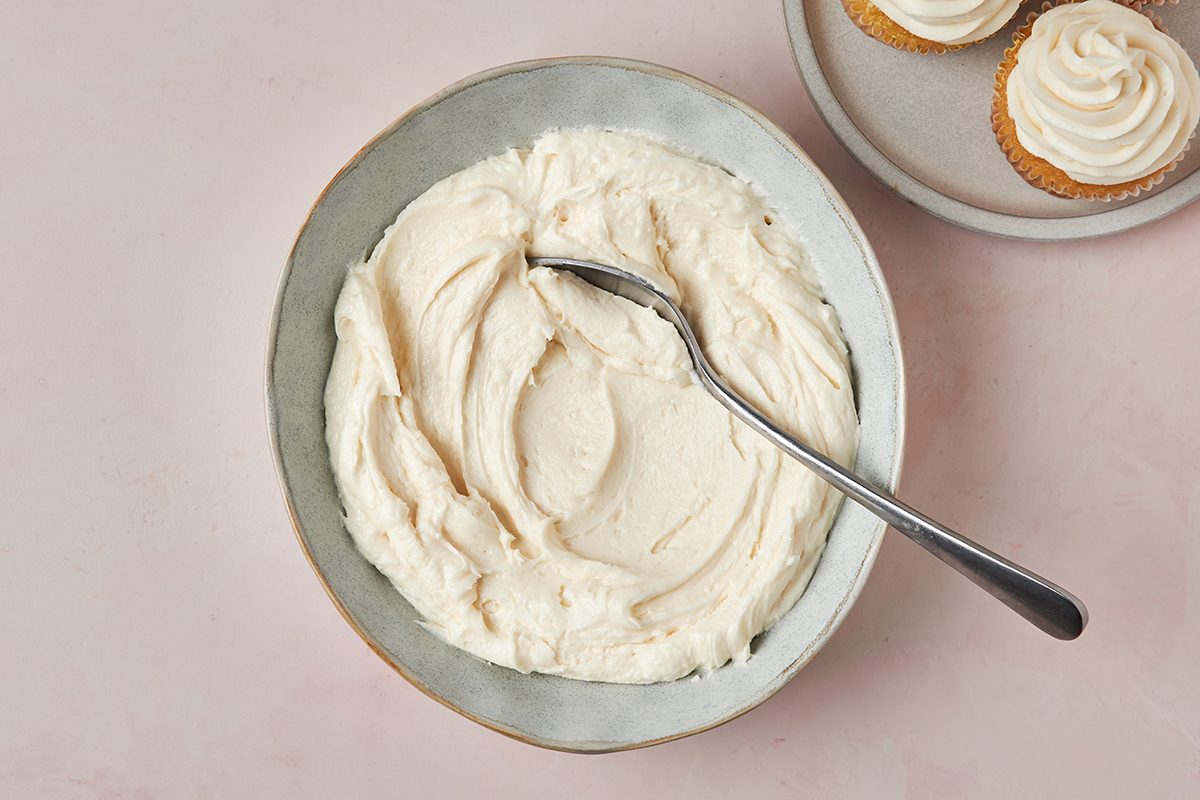 Vanilla frosting recipe by Taste of Home