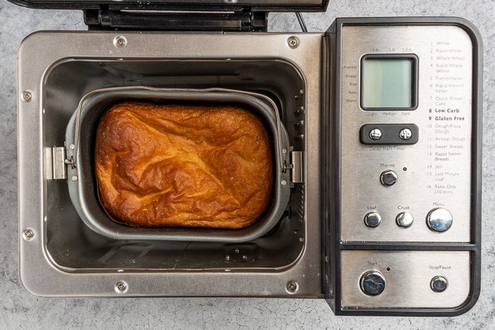 Taste of Home Whole Wheat Bread Machine recipe photo of the baked bread.