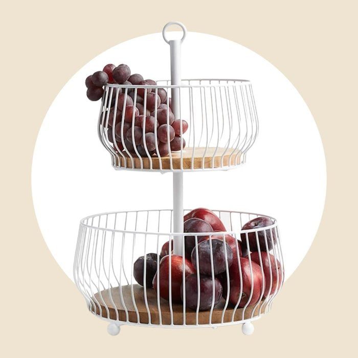 2 Tier Copper Fruit Basket Ecomm Via Crateandbarrel.com  1