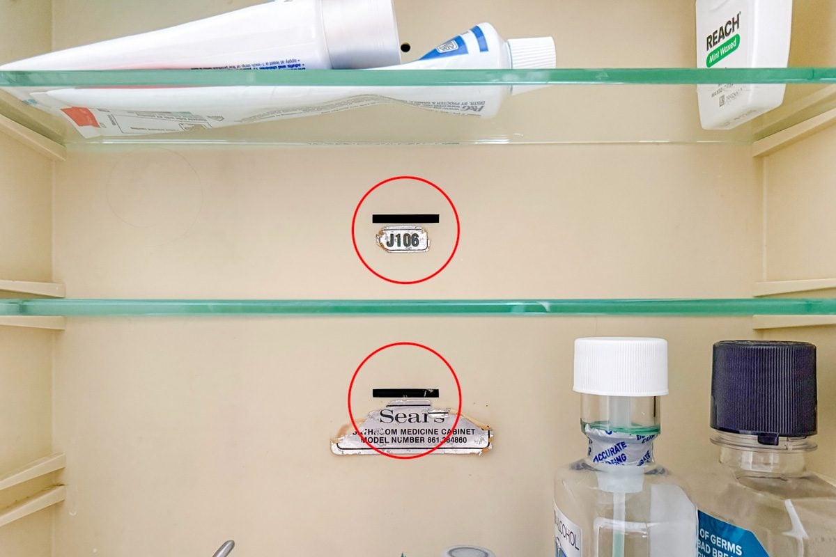 If Your Medicine Cabinet Has a Slot in the Back, This Is What It Means