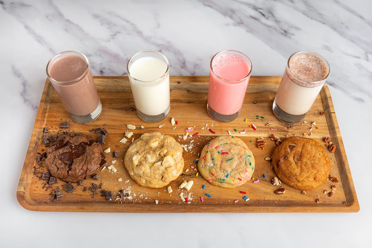 How to Put Together a Milk and Cookies Flight