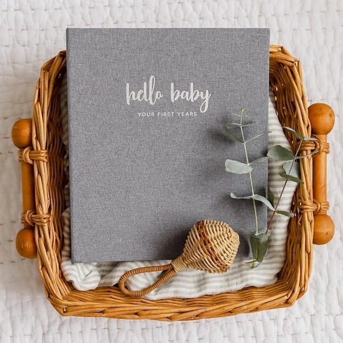 Peachly Baby Memory Book Ecomm Etsy.com 