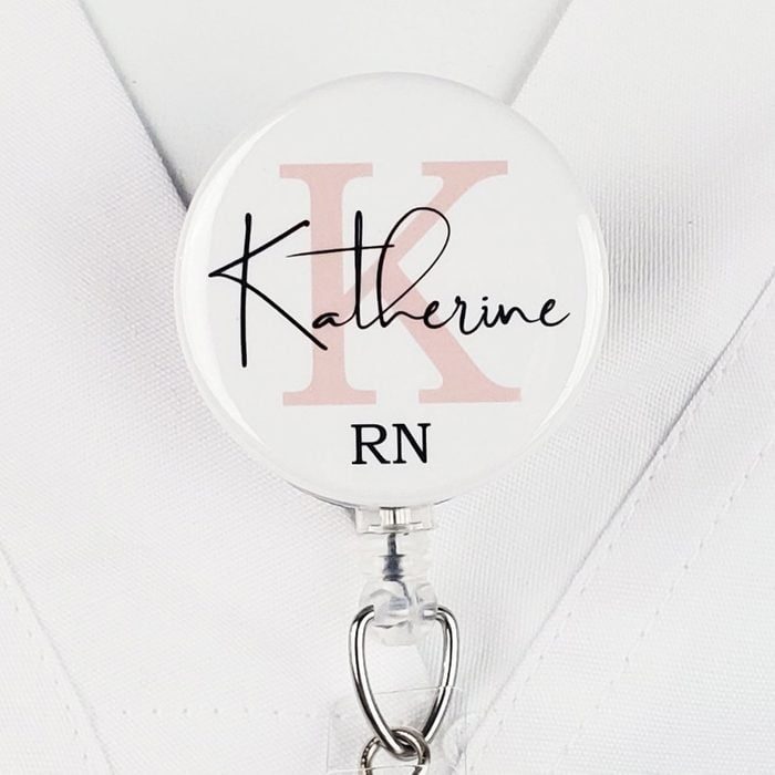 Personalized Nurse Badge Reel Via Etsy.com  1