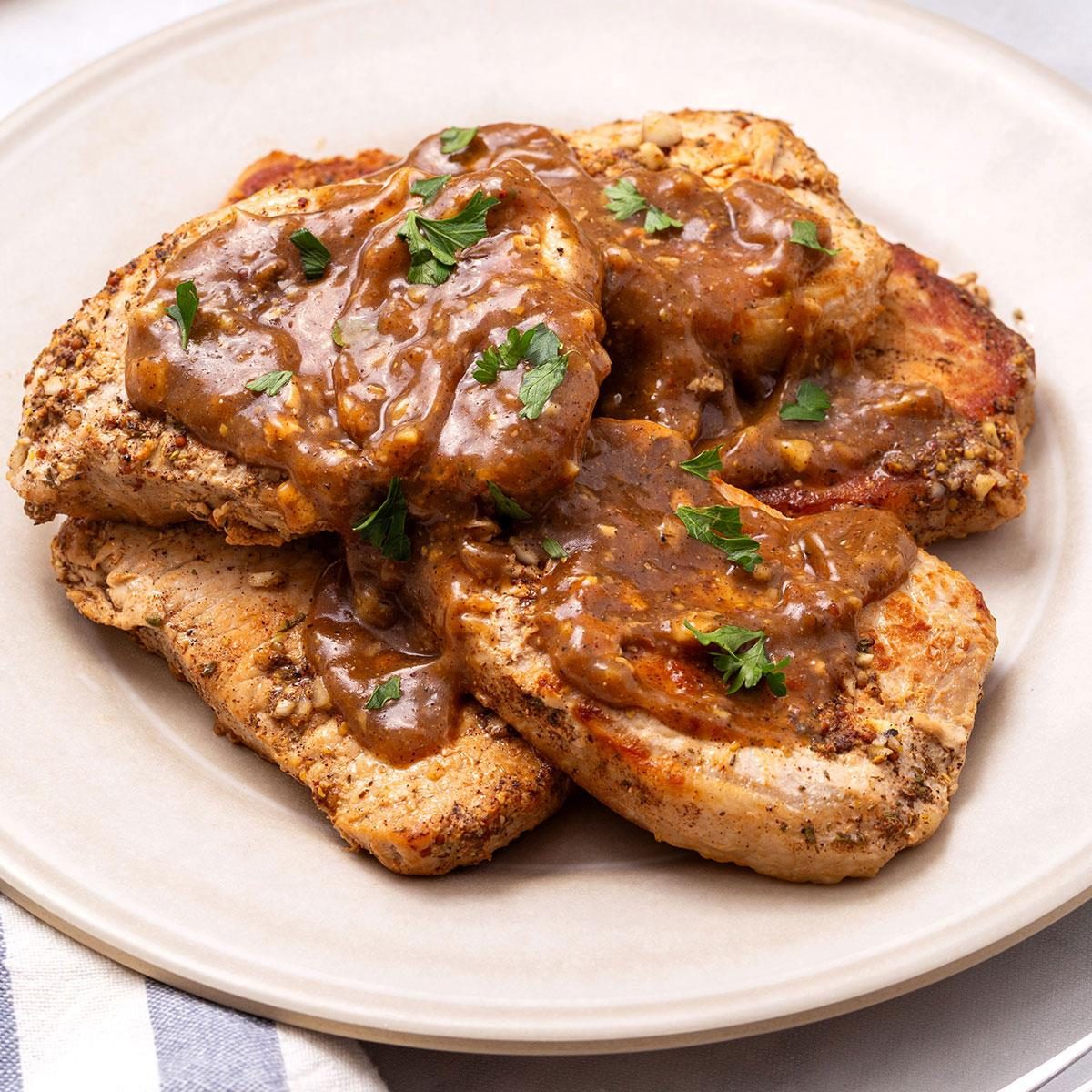 Apple Cider Pork Chops