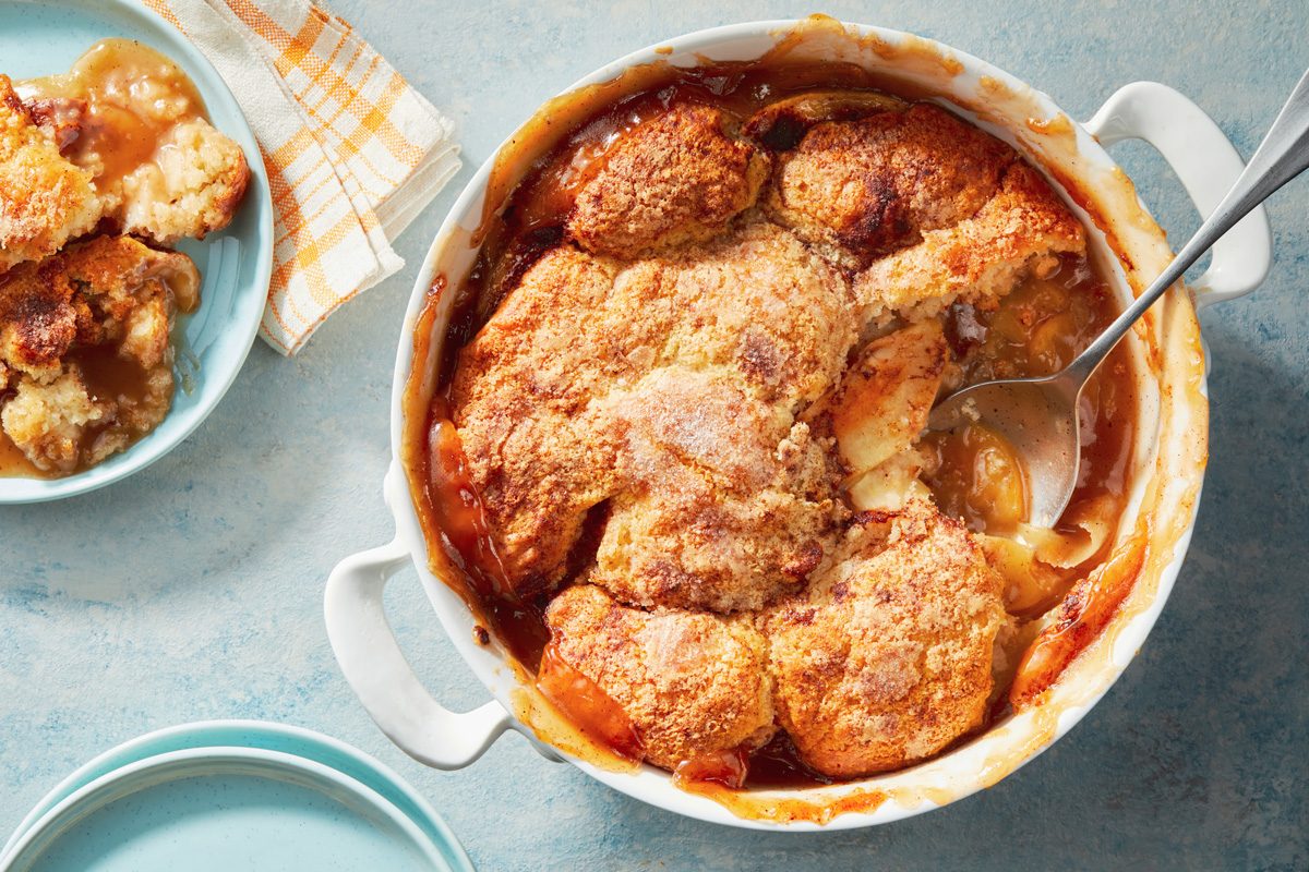 overhead shot of Apple pandowdy