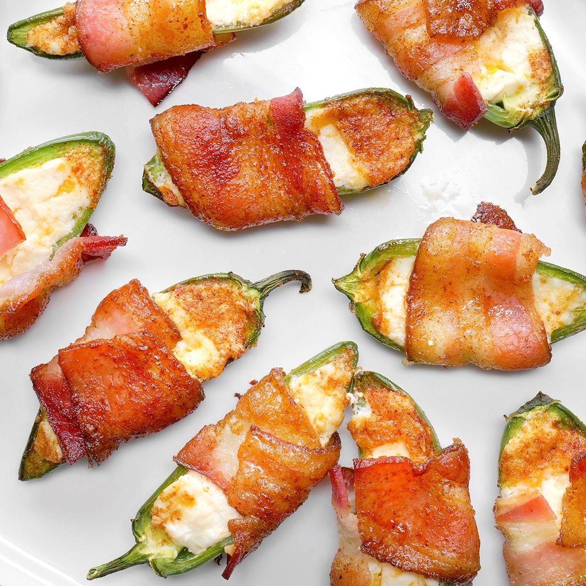 Bacon-Wrapped Jalapeno Poppers