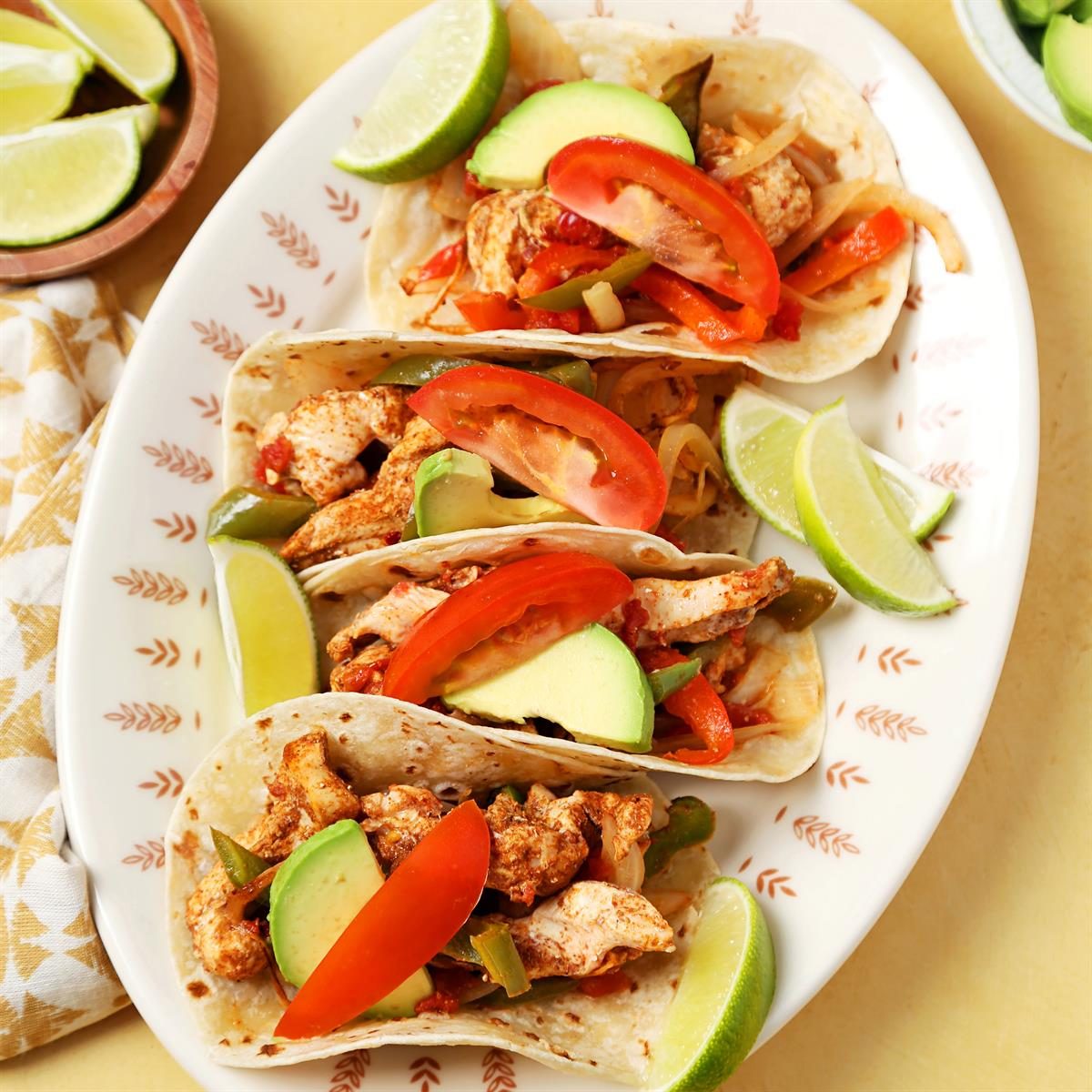 Baked Chicken Fajitas