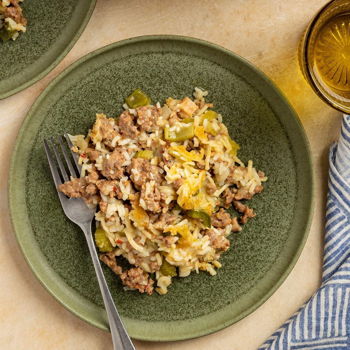 Baked Rice with Sausage