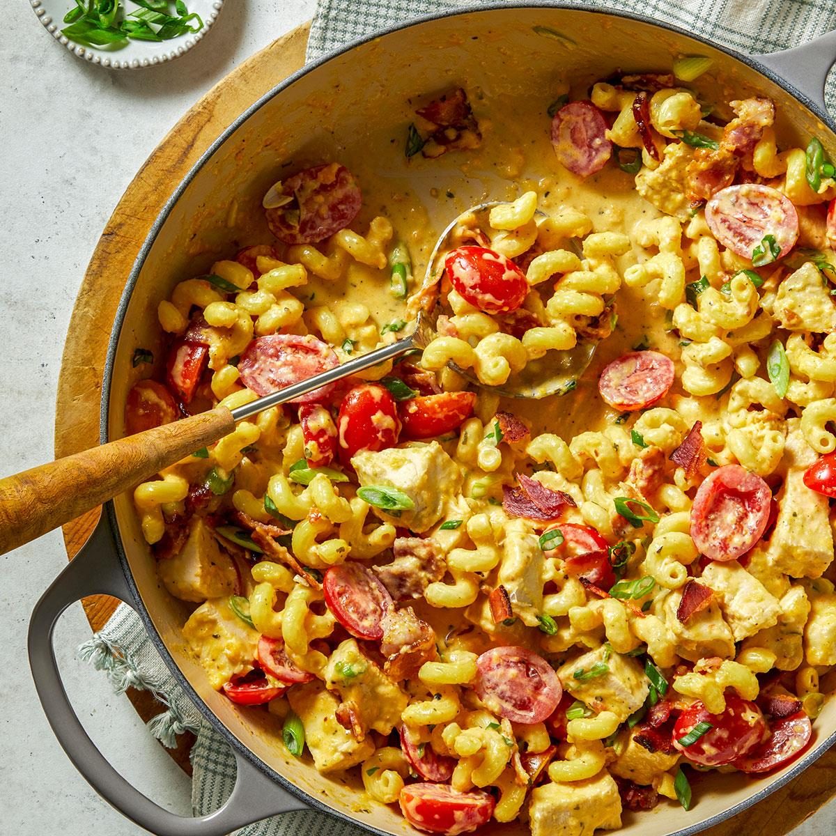 Chicken Bacon Ranch Pasta