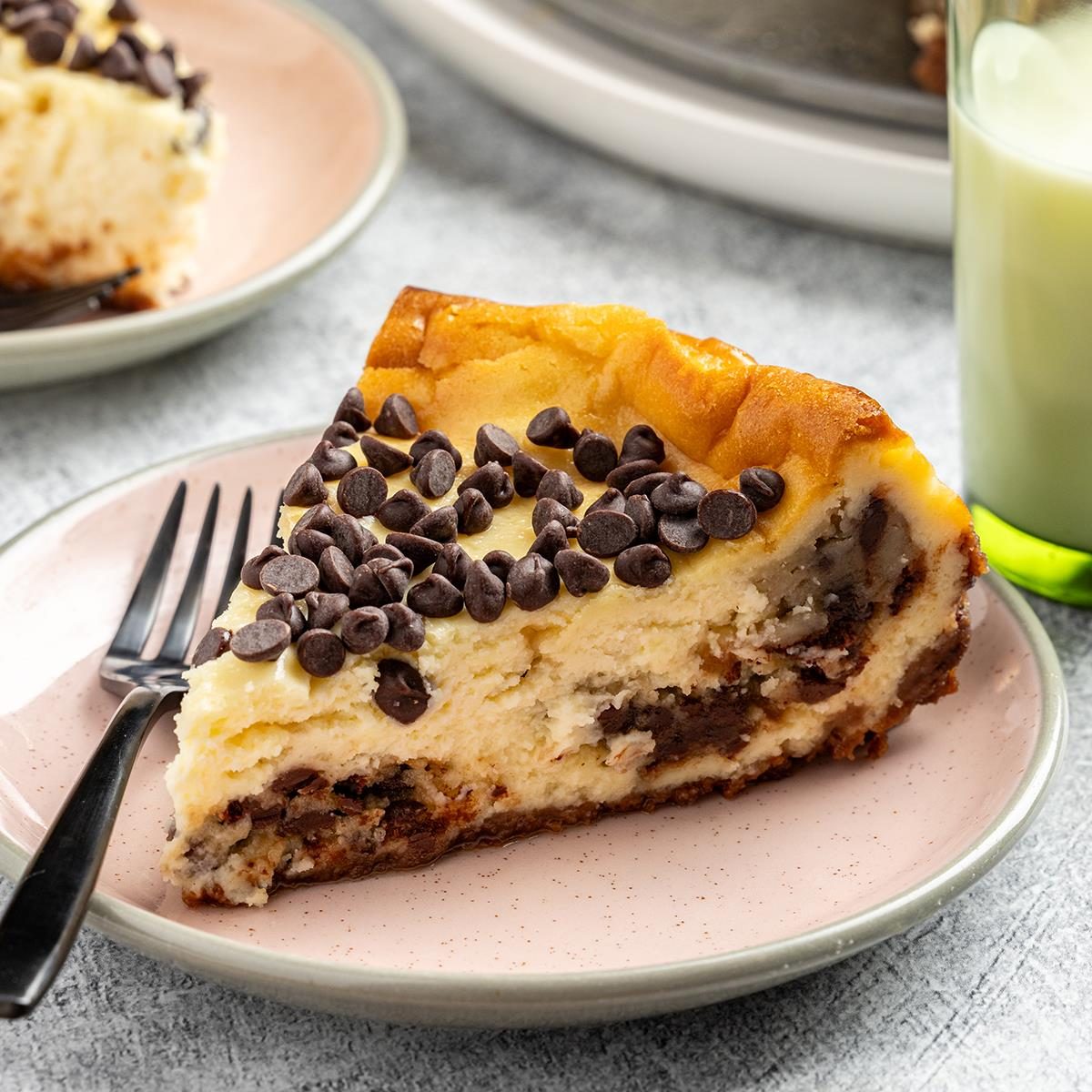 Chocolate Chip Cookie Dough Cheesecake