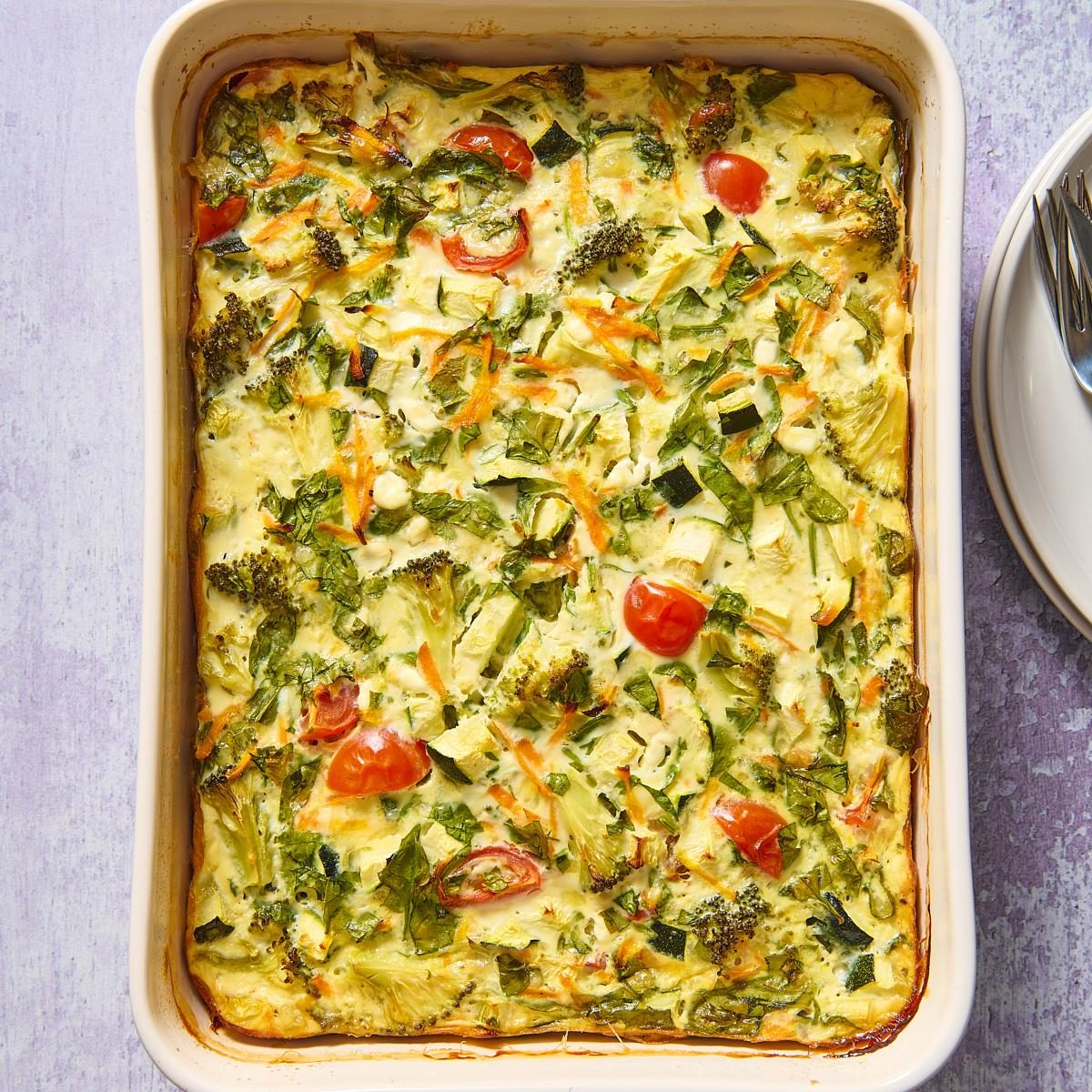 Garden Veggie Egg Bake
