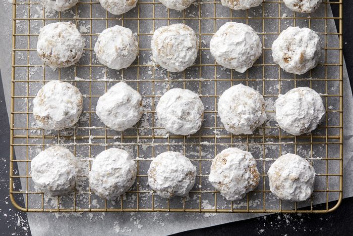 German Christmas Cookies on wired rack