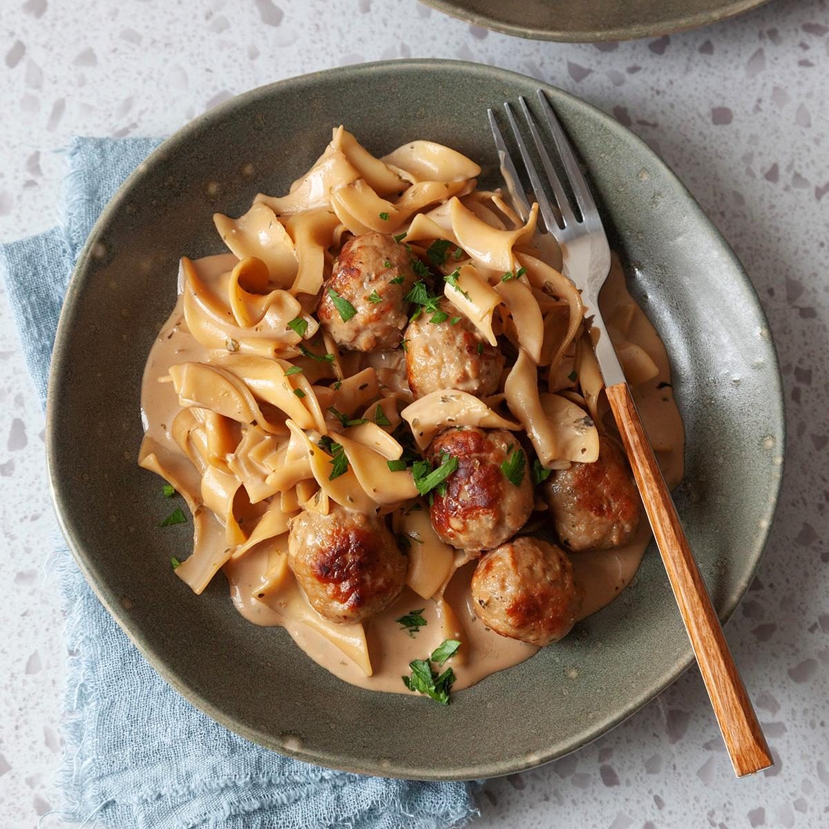 Meatball Stroganoff