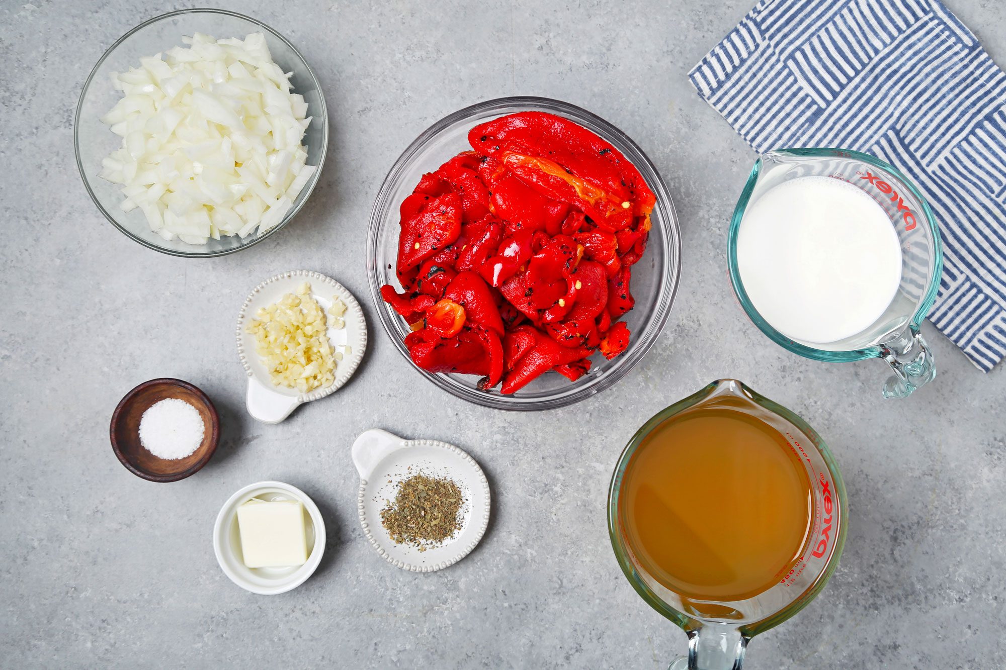 Roasted Red Pepper Soup Ingredients