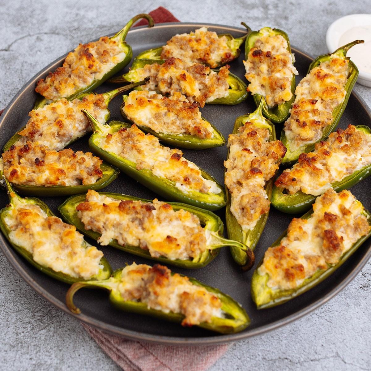 Sausage Stuffed Jalapenos