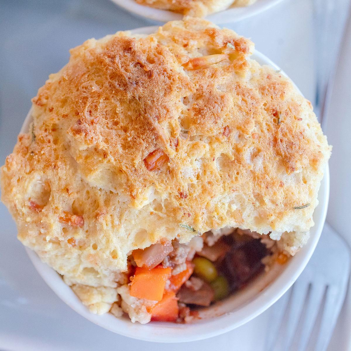 Biscuit-Topped Shepherd’s Pies