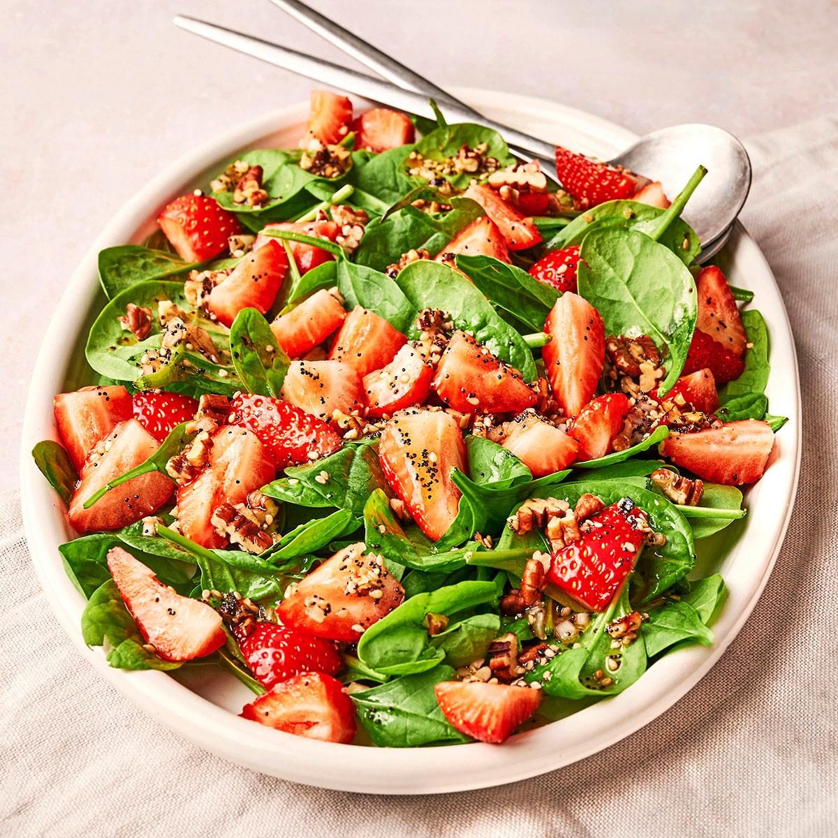 Strawberry Spinach Salad