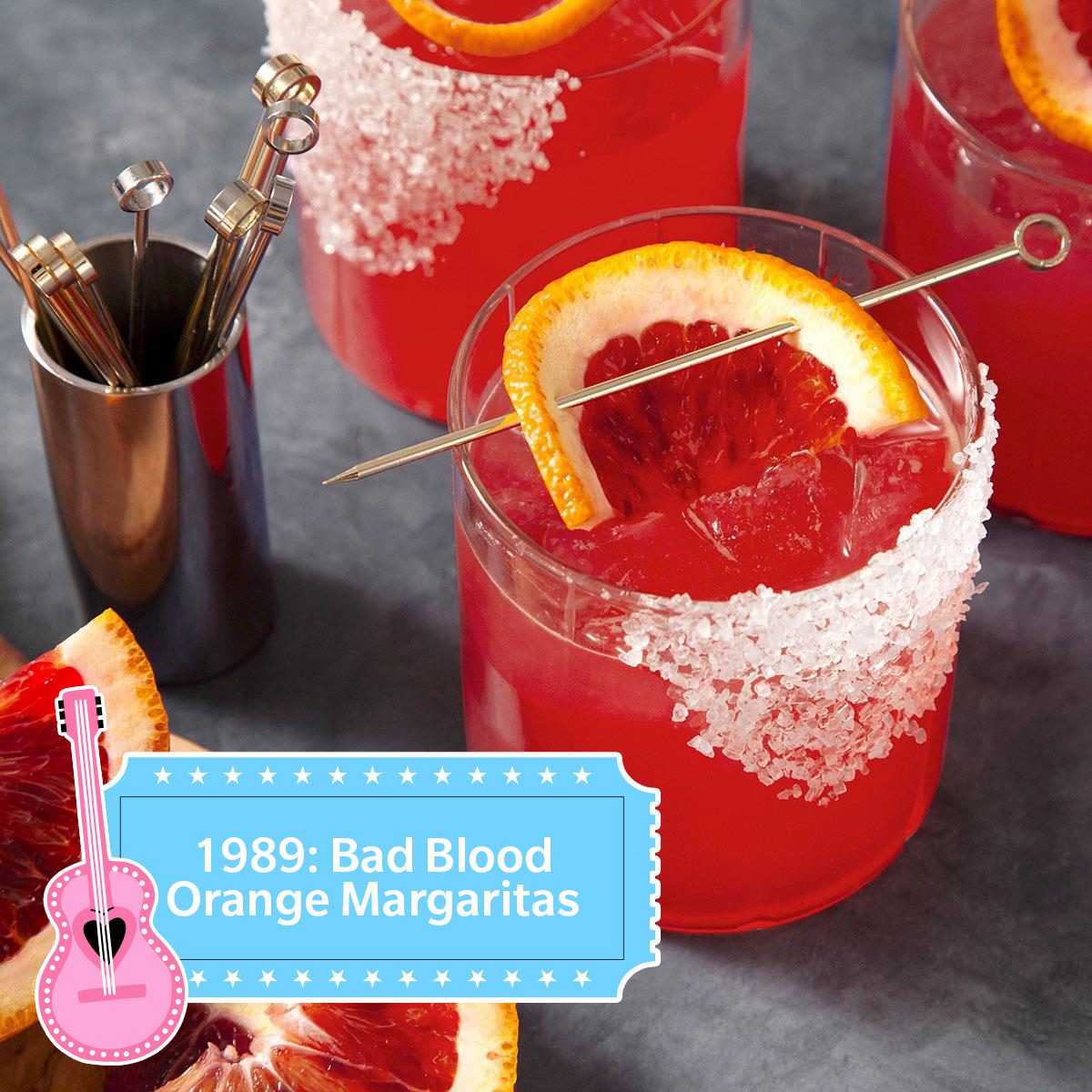 11 Ideas For A Super Bowl Party Taylors Version 1989 Bad Blood Orange Margaritas